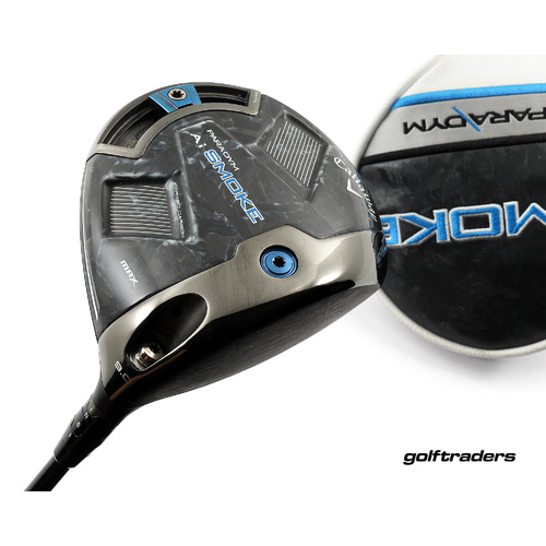 Callaway Paradym Ai Smoke Max Driver 9º Graphite X-Stiff Flex Cover M3058