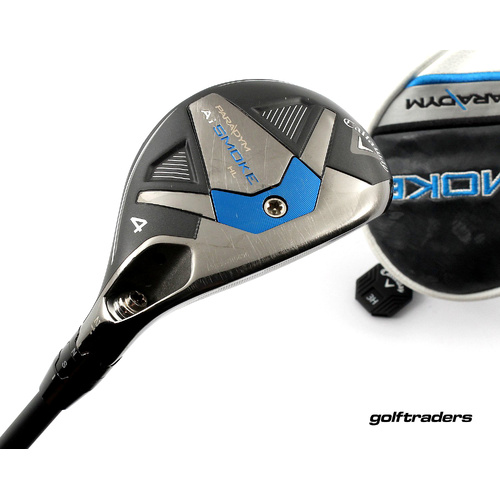 Callaway Paradym Ai Smoke 4HL Hybrid 21º Graphite Stiff Flex Cover M3069