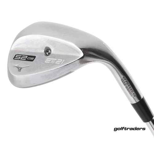 Mizuno ES21 White Satin Gap Wedge 52.09 Steel Wedge Flex New Grip M3110