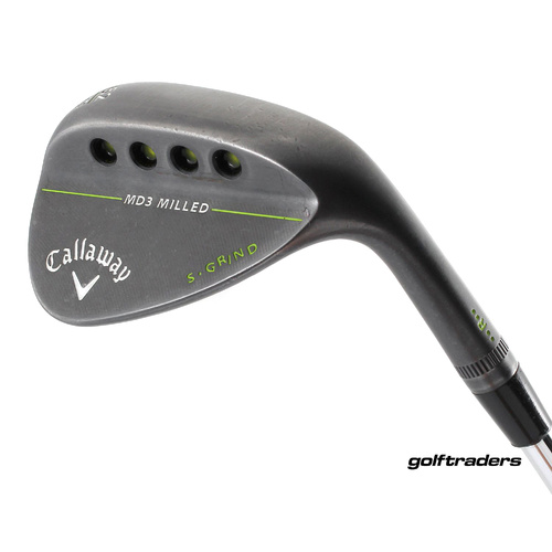 Callaway MD3 Black Milled S-Grind Gap Wedge 52.10 Steel Stiff Flex M3166