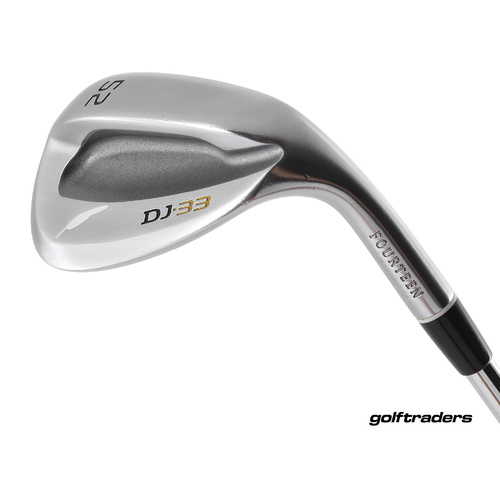 Fourteen Golf DJ-33 Chrome Gap Wedge 52.04 Steel Wedge Flex M3197