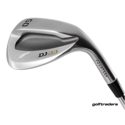 Fourteen Golf DJ-33 Chrome Gap Wedge 50.02 Steel Wedge Flex New Grip M3198