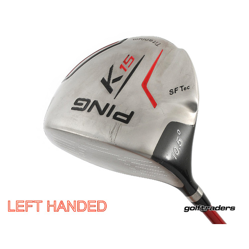 Ping K15 SF Tec Ti Driver 10.5º Graphite Stiff Left Handed New Grip M3258