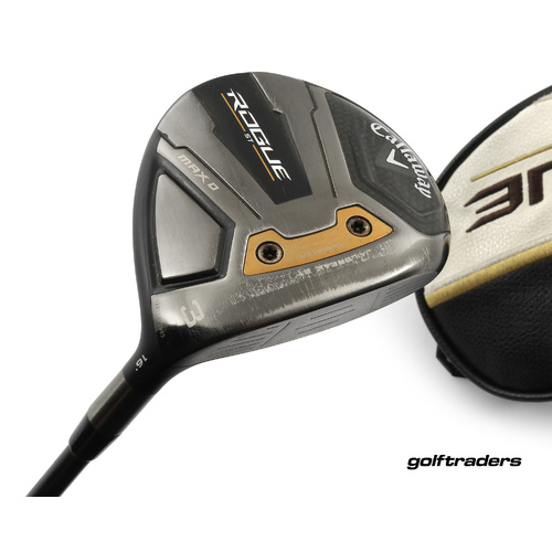 Callaway Rogue ST Max D 3 Fairway Wood 16º Graphite Soft Regular Cover M3263