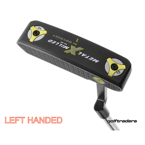 Odyssey Metal X Milled #1 Blade Putter 34" Steel Left Handed New Grip M3268