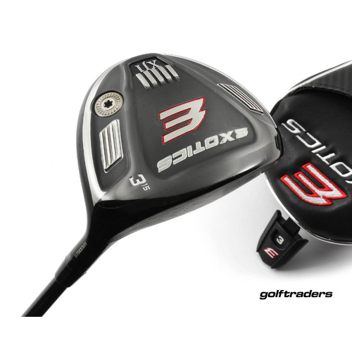 Tour Edge Exotics XJ1 3 Fairway Wood 15º Graphite Stiff Regular Cover M3309