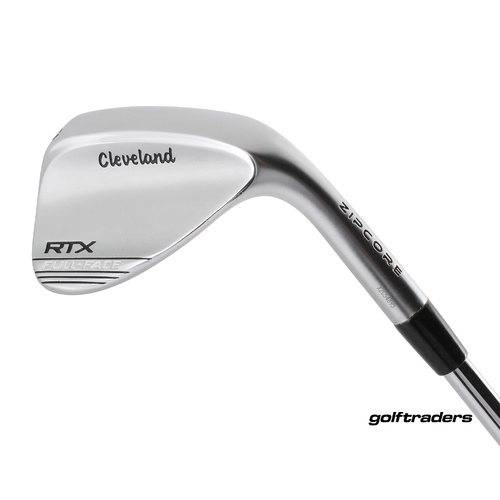 Cleveland RTX Zipcore Full-Face Chrome Gap Wedge 50.09 Steel Wedge Flex M3315