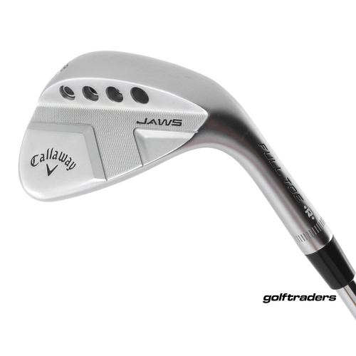 Callaway Jaws Raw Full Toe Chrome Lob Wedge 58.10 Steel Wedge Flex M3316