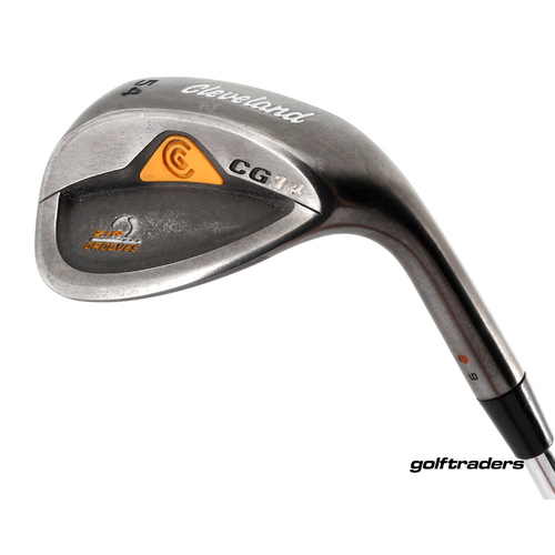 Cleveland CG14 Gunmetal Sand Wedge 54.09 Steel Stiff Flex New Grip M3341