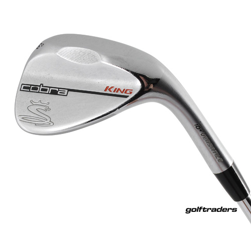 Cobra King Chrome Sand Wedge 56.10 Versatile Steel Stiff Flex New Grip M3345