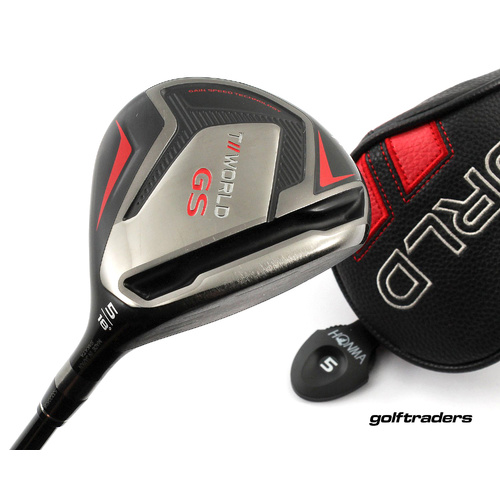 Honma Tour World GS 5 Fairway Wood 18º Graphite Stiff Flex Cover M3407