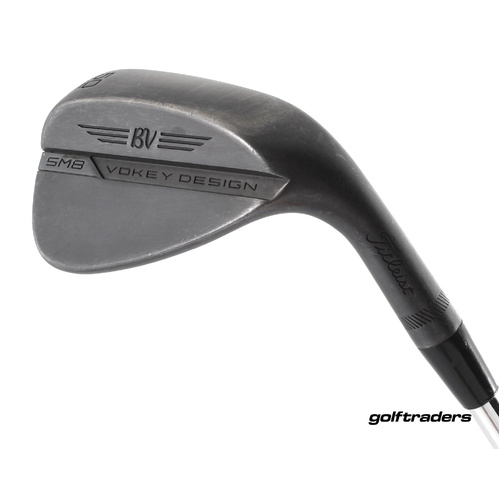 Titleist Vokey Design SM8 Jet Black Gap Wedge 50.12F Steel Stiff Flex M3447