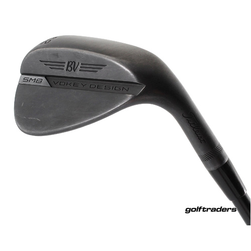 Titleist Vokey Design SM8 Jet Black Gap Wedge 52.12F Steel Stiff Flex M3452