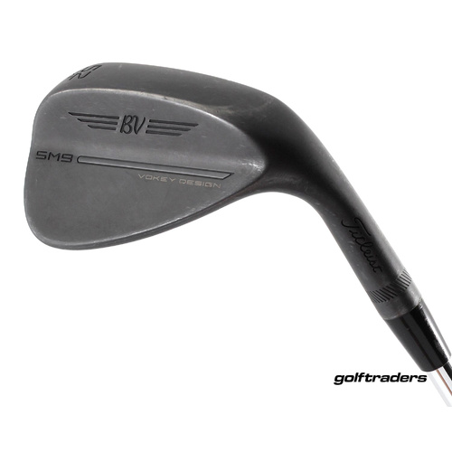 Titleist Vokey Design SM9 Jet Black Gap Wedge 52.12F Steel Regular Flex M3453