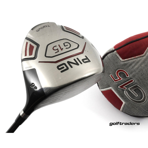 Ping G15 Driver 9º Graphite Stiff Flex Cover M3516
