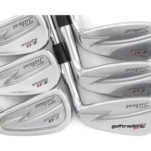 Titleist Forged Z.B Irons 5-PW Steel Stiff Flex New Grips M3592