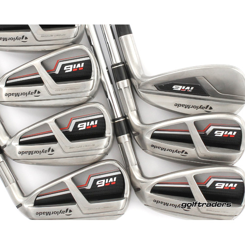 Taylormade M6 Irons 5-PW, GW Steel Stiff Flex M3594