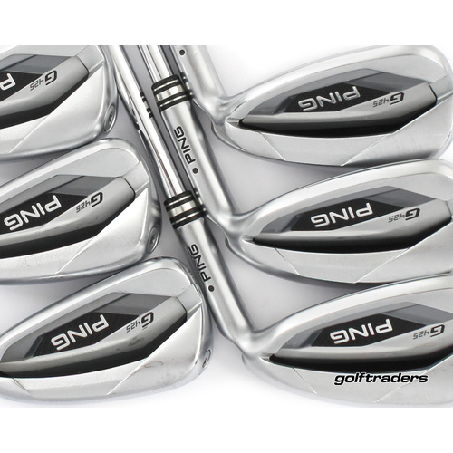 Ping G425 Black Dot Irons 5-PW Steel Regular Flex +0.5" Longer M3605