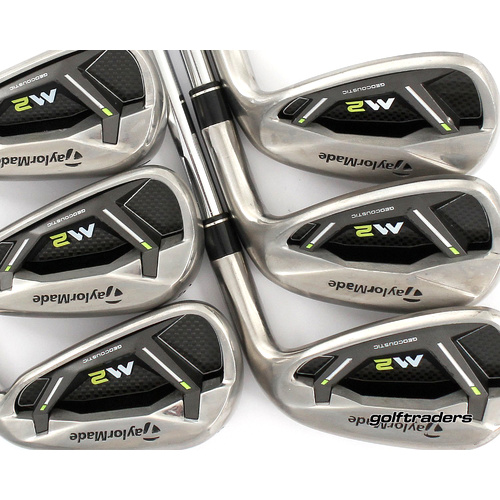 Taylormade M2 Irons 5-PW Steel Stiff Flex +0.5" Longer M3607
