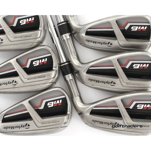 Taylormade M6 Irons 5-PW Steel Stiff Flex M3614