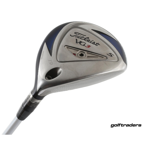 Titleist VG3 5 Fairway Wood 19º Graphite Regular Flex New Grip M3630