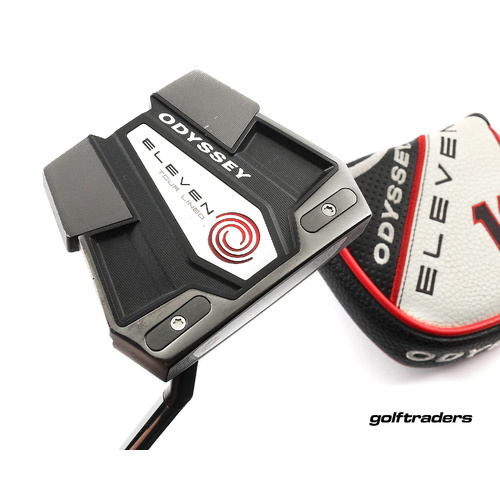 Odyssey Eleven Tour Lined S Mallet Putter 34" Stroke Lab Steel Cover M3642