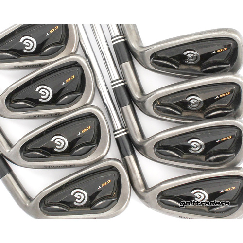 Cleveland CG7 Gunmetal Irons 4-PW, GW Steel Regular Flex New Grips M3684