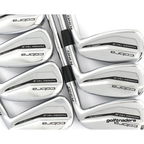 Cobra King Forged Tec X Tungsten Irons 4-PW Steel Stiff Flex M3699