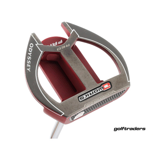 Odyssey O Works Red 2 Ball Fang Putter 34" Steel M3758