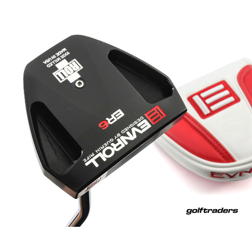 Evnroll ER6 +Roll Mallet Putter 34" Steel Cover M3826