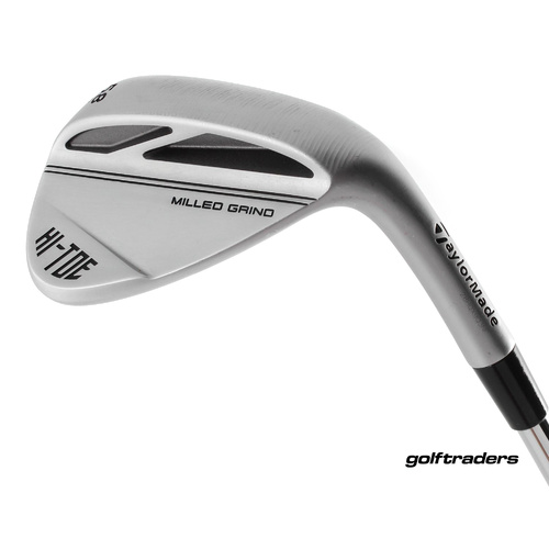 Taylormade Milled Grind Hi-Toe Chrome Lob Wedge 58.13 Steel Stiff Flex M3917