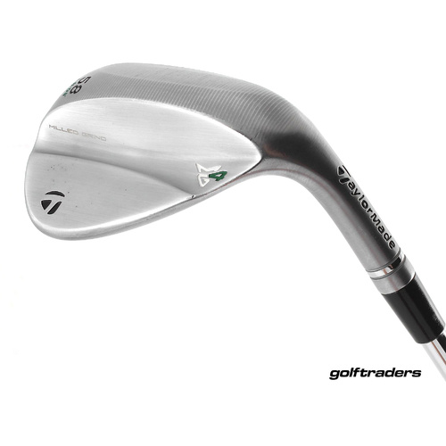 Taylormade Milled Grind 4 Chrome Lob Wedge 58.08 LB Steel Stiff Flex M3921