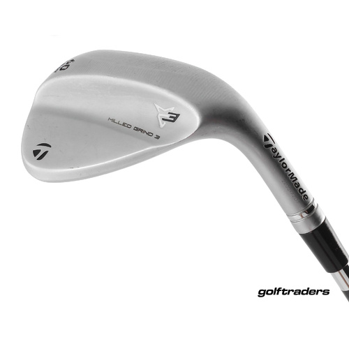 Taylormade Milled Grind 3 Chrome Lob Wedge 60.08 LB Steel Stiff Flex M3927