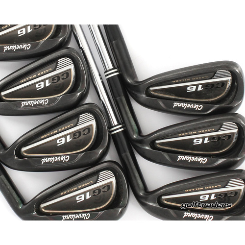 Cleveland CG16 Black Irons 4-PW Steel Regular Flex +1" Longer M3939