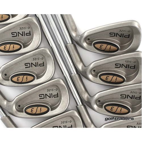 Ping i3 O-Size Black Dot Irons 2-PW Steel Regular Flex New Grips M3948