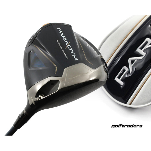 Callaway Paradym Driver 10.5º Graphite Stiff Flex Cover New Grip M3972