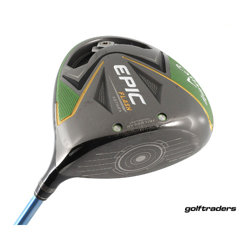 Callaway Epic Flash Star Driver 9.5º Graphite Stiff Flex New Grip M4003