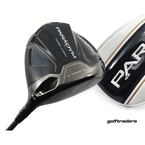 Callaway Paradym Driver 9º Graphite Stiff Flex Cover New Grip M4006