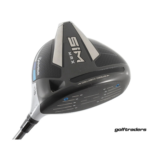 Taylormade Sim Max Driver 10.5º Graphite Stiff Regular Flex New Grip M4016