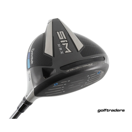 Taylormade Sim Max Driver 10.5º Graphite Stiff Flex New Grip M4019