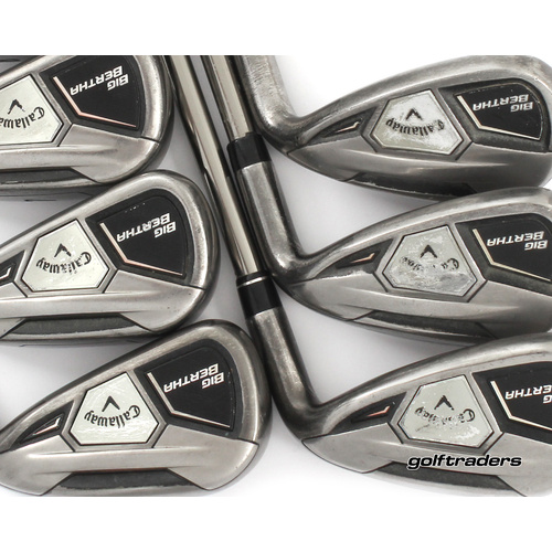 Callaway Big Bertha Irons 5-PW, SW Graphite Senior Flex New Grips M4062