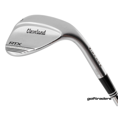 Cleveland RTX Zipcore Full-Face Chrome Flop Wedge 64.9 Steel Wedge Flex M4070