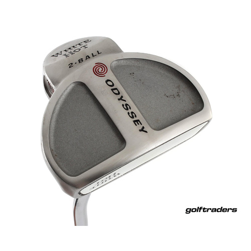 Odyssey White Hot 2 Ball Mallet Putter 35" Steel New Grip M4104