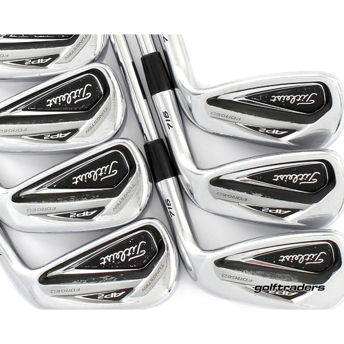 Titleist AP2 716 Forged Irons 4-PW Steel Stiff Flex New Grips M4123
