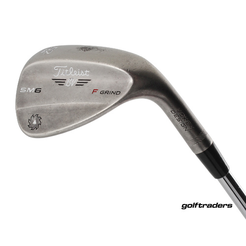 Titleist Vokey SM6 Brushed Steel Gap Wedge 52.08F Steel Wedge New Grip M4153