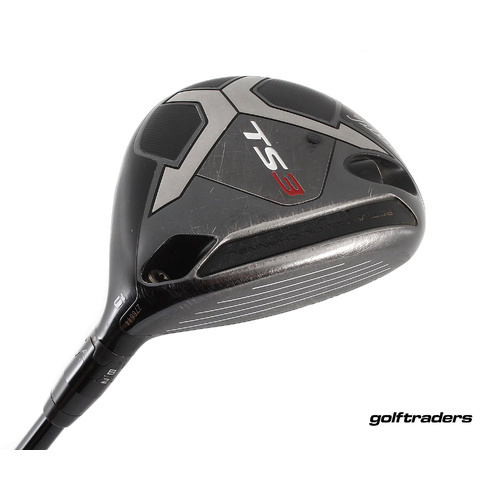 Titleist TS3 3 Fairway Wood 15º Graphite Regular Flex New Grip M4161