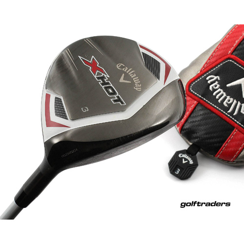 Callaway X Hot 3 Fairway Wood 15º Graphite Regular Flex Cover New Grip M4232
