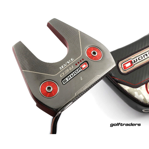 Odyssey O Works Red Tank #7 Mallet Putter 35" Steel Cover M4249