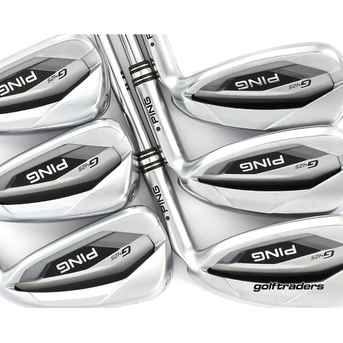 Ping G425 Black Dot Irons 5-PW Steel Stiff Flex New Grips M4301