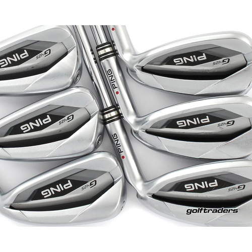Ping G425 Red Dot Irons 5-PW Steel Stiff Flex New Grips M4302